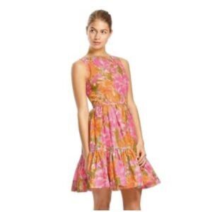 Tracy Feith For Target Floral Open Back Dress - Size 9 - Multicolored